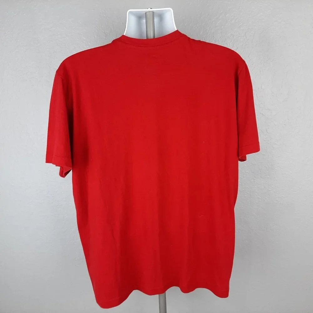 Nike Athletic Department Dri-fit T-shirt Men's Size Large Red